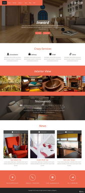 匠心獨(dú)運(yùn)，悅享生活 專業(yè)室內(nèi)設(shè)計(jì)服務(wù)響應(yīng)式網(wǎng)頁模板免費(fèi)下載